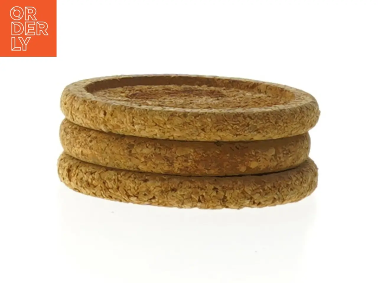 Billede 1 - Cork coasters 3 pcs (str. 3 styk. y. 8 cm)