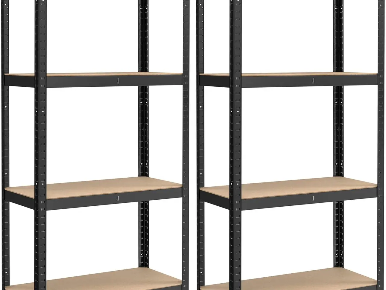 Billede 1 - Lagerreol i stål, 2 stk. - 40 x 80 x 160 cm