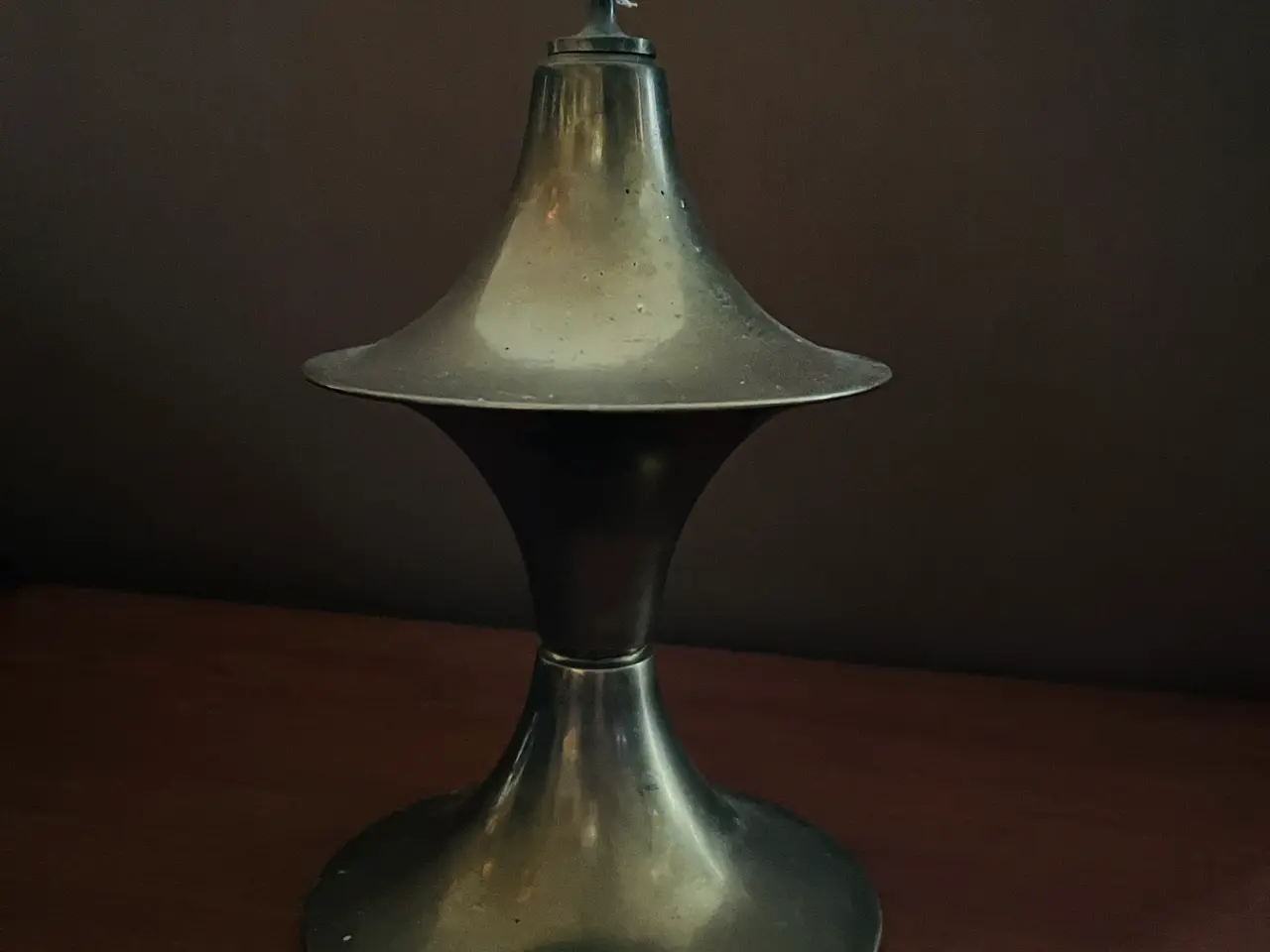 Billede 1 - Messing olielampe