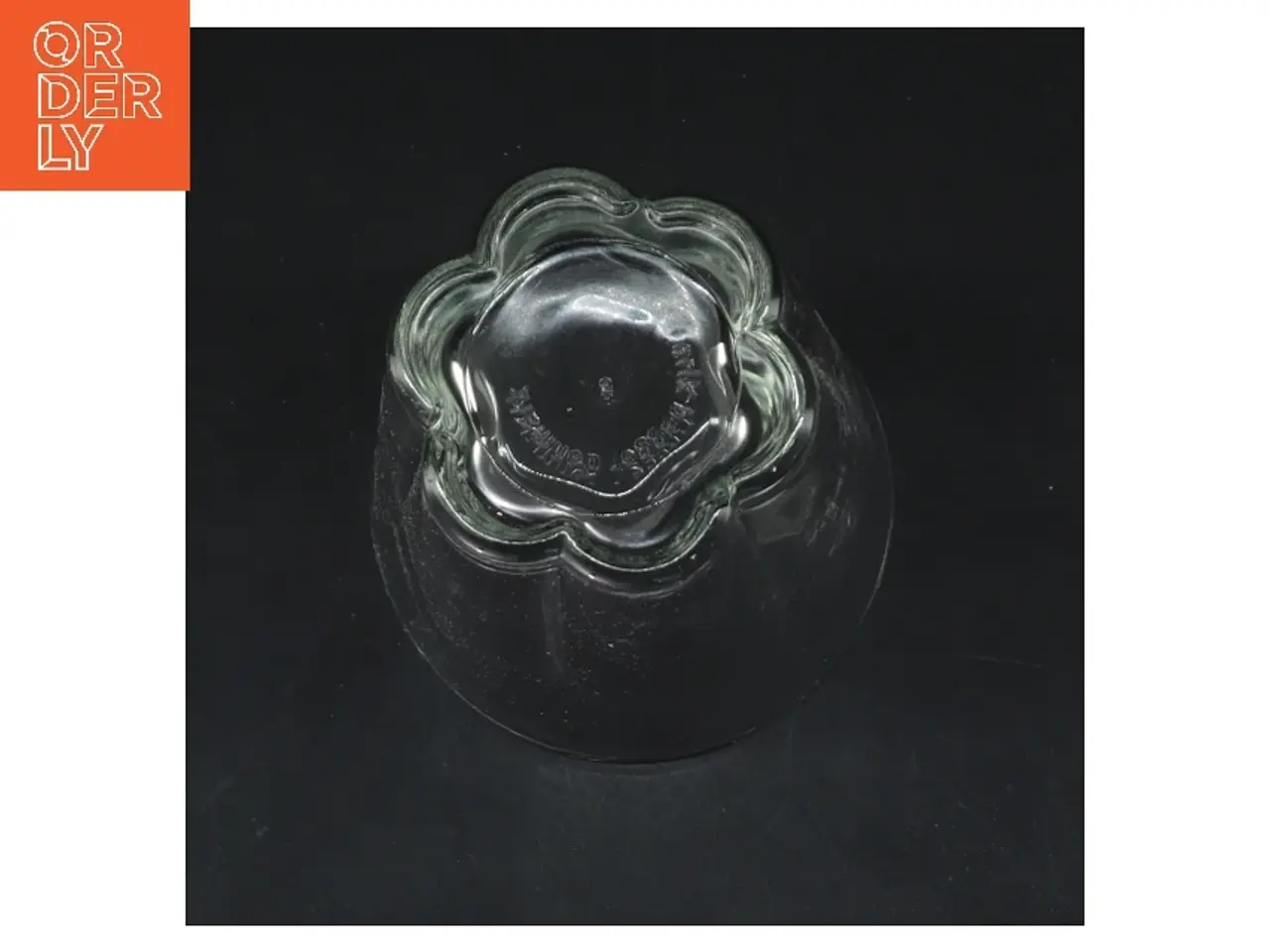 Billede 3 - Glas med rillede design fra Erik Bagger (str. Ø 7,5 cm højde 12 cm)