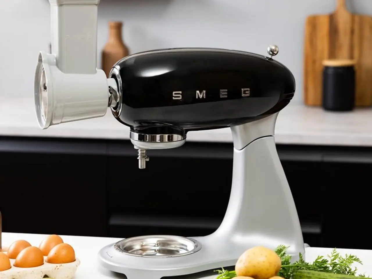 Billede 16 - Køkkenmaskine SMEG SMF04BLEU 4,8 l - sort