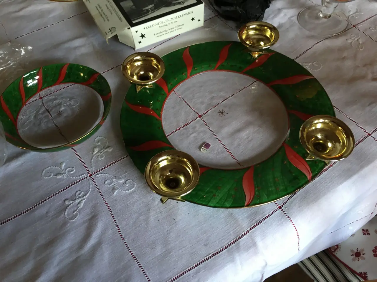 Billede 1 - Julefad og skål
