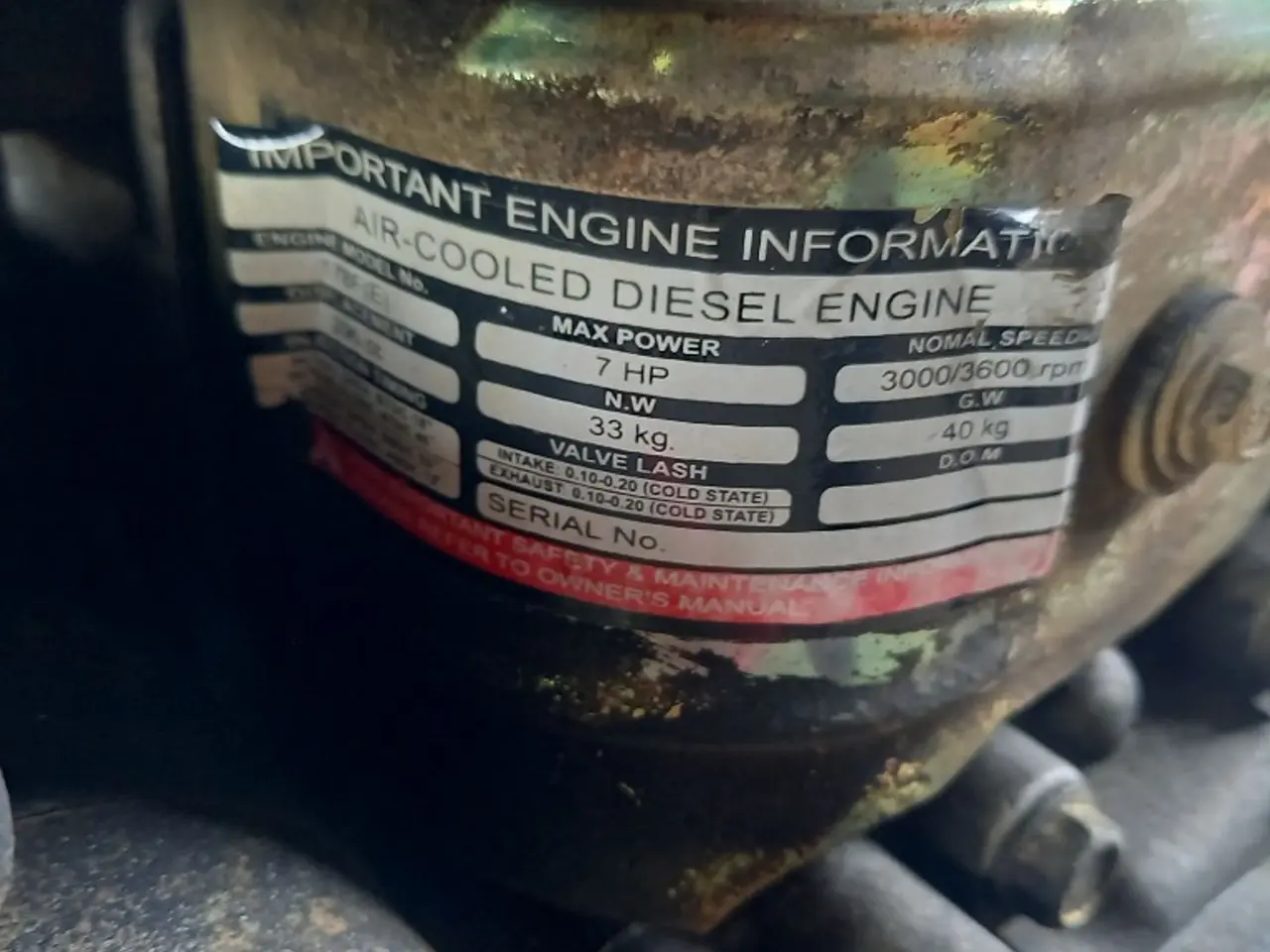 Billede 5 - Motor Air Cooled Diesel / Mecc alte. 