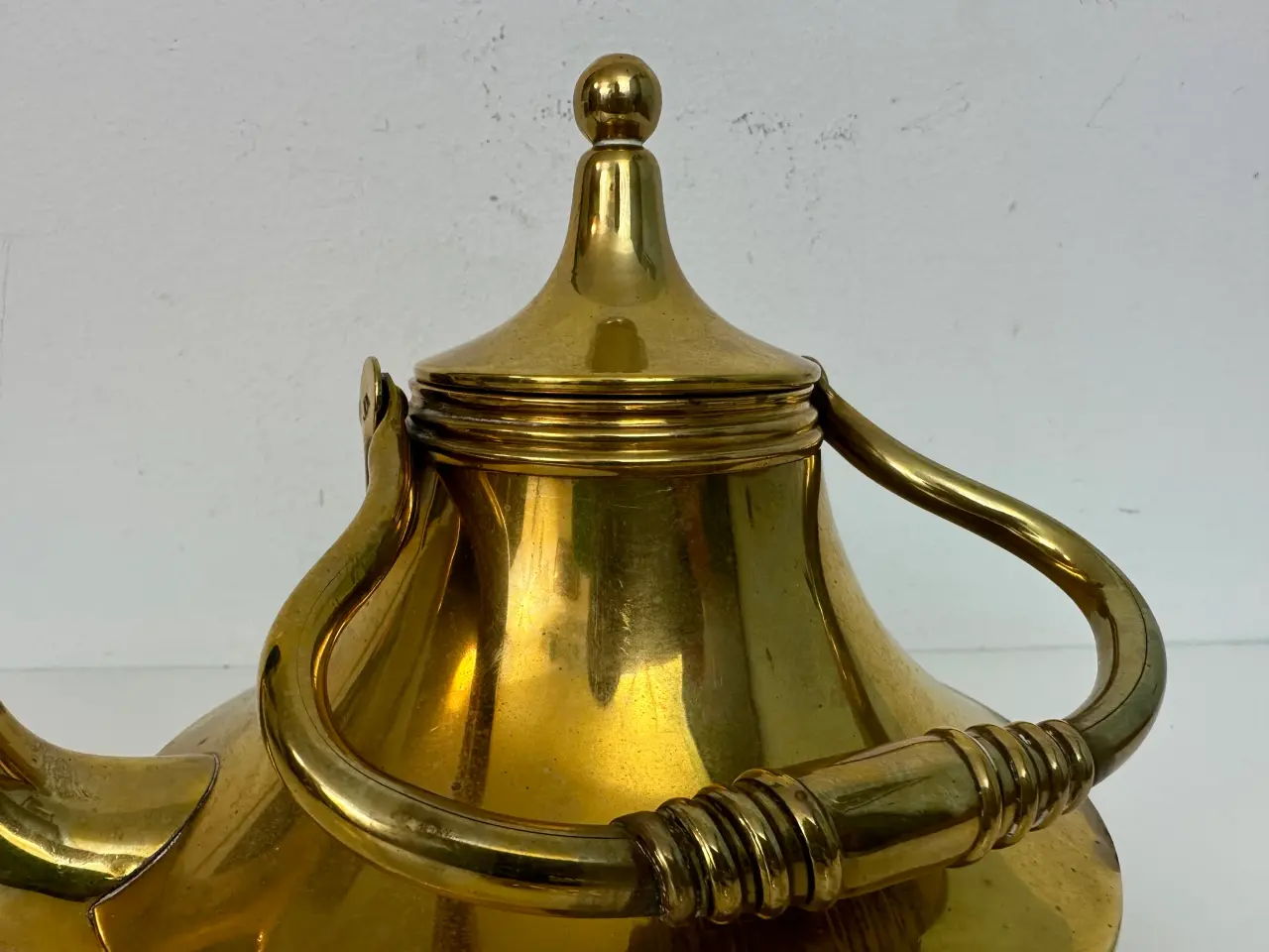 Billede 3 - Vintage tepotte / tekande i messing