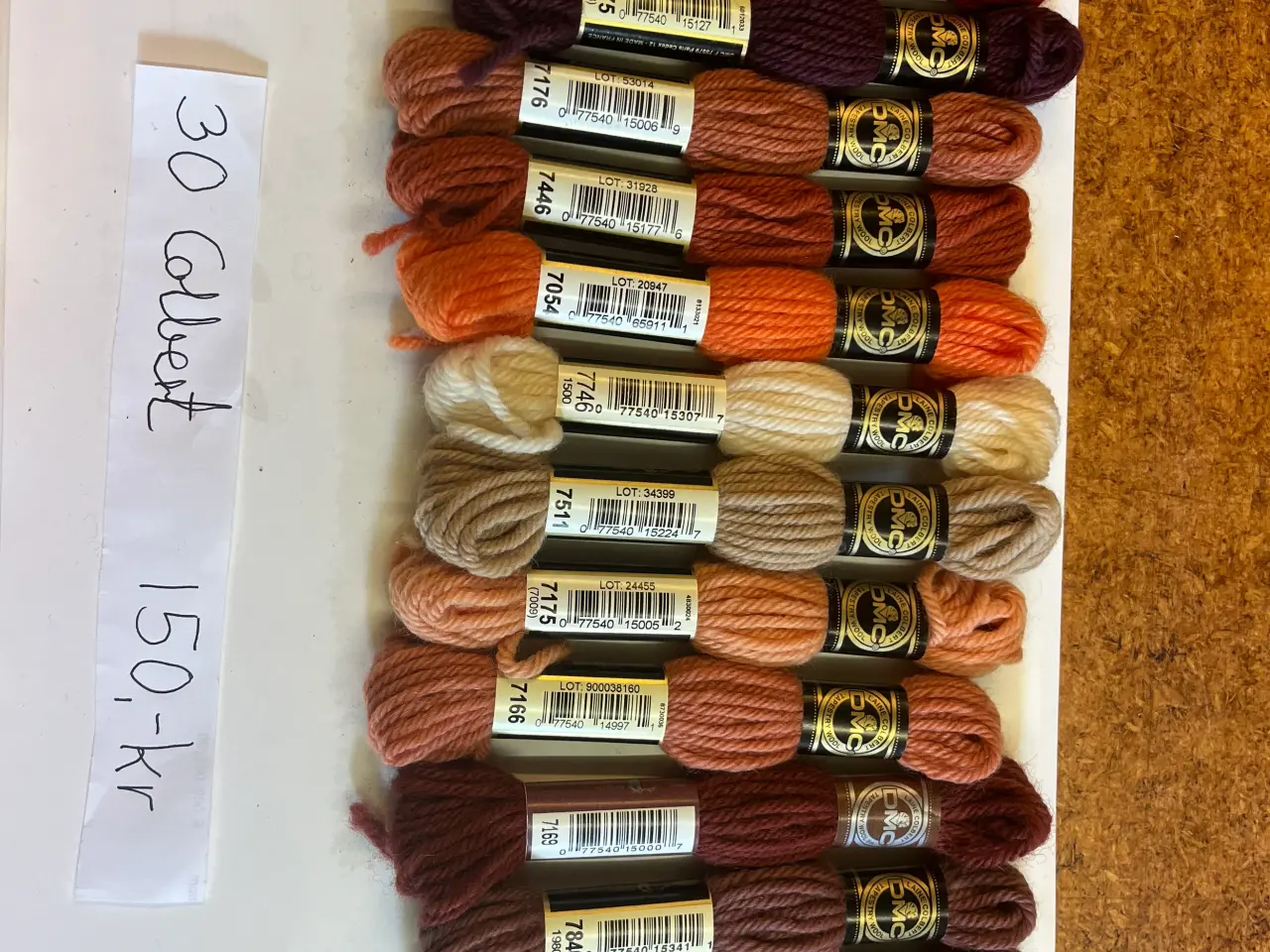 Billede 2 - Coltber DMC ZEPHYRGARN 30 stk