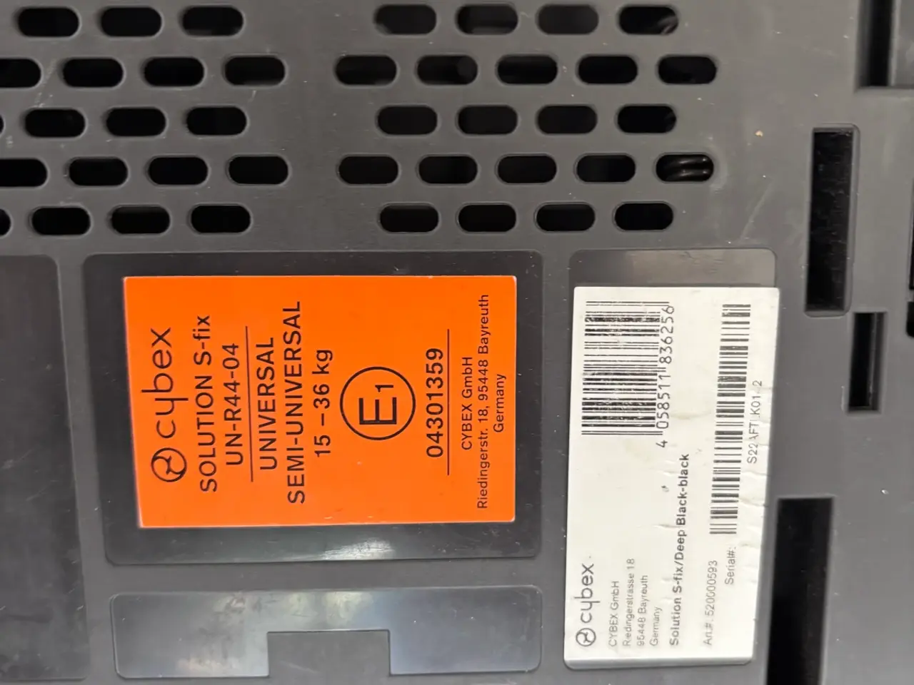 Billede 6 - Autostol Cybex Solution S‑Fix