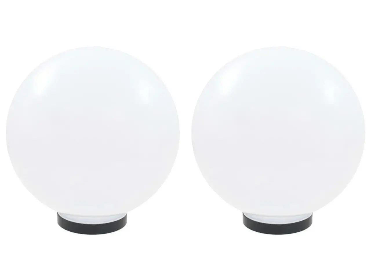 Billede 2 - LED-kuglelamper 2 stk. kugleformet 30 cm PMMA