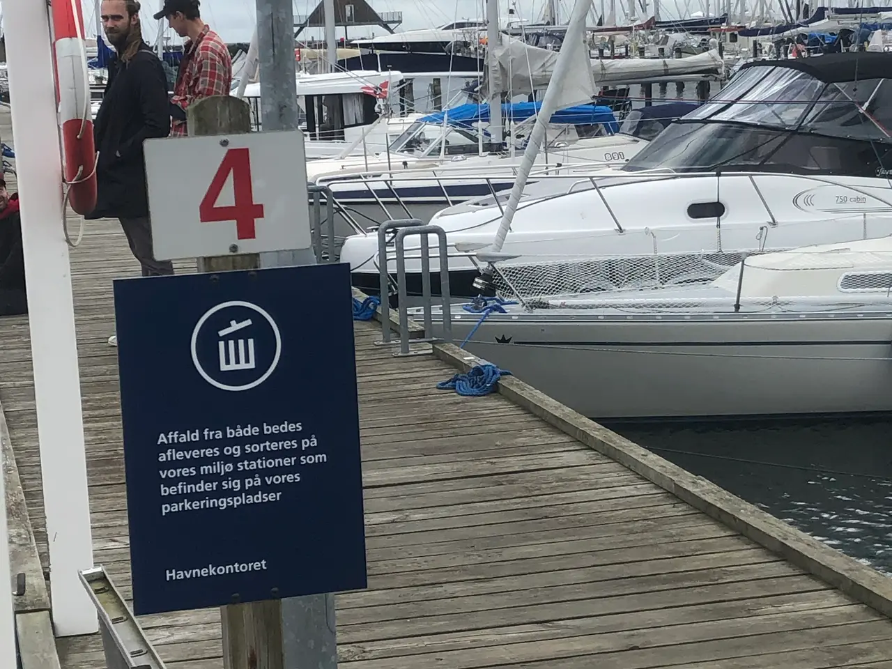Billede 2 - Bådplads i Egå Marina, 3 x 12,5 til salg