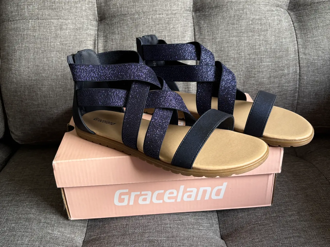 Billede 4 - Graceland sandaler, marineblå, str. 37