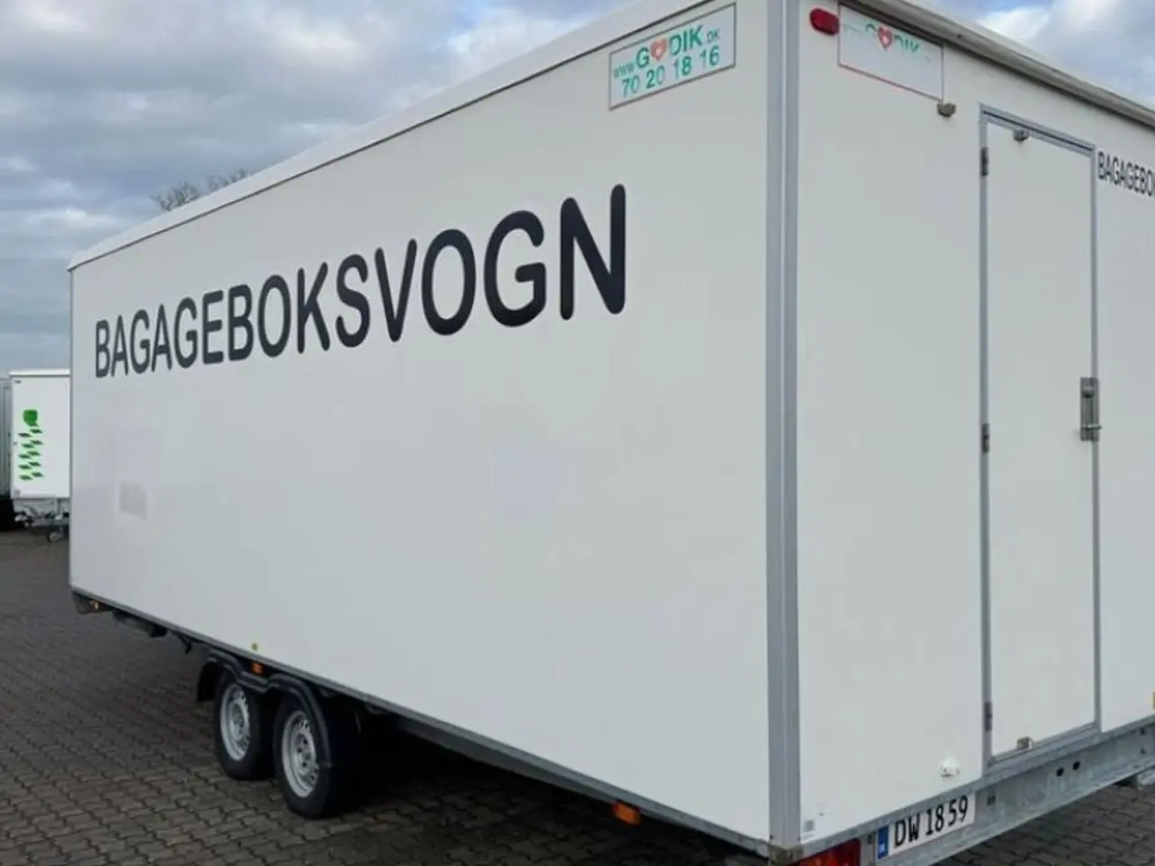 Billede 4 - Scanvogn 1900 Bagagebox vogn m. 54 skabe
