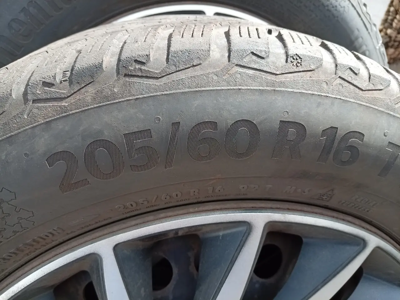 Billede 6 - 5 x 114 vinterdæk Continental med stål