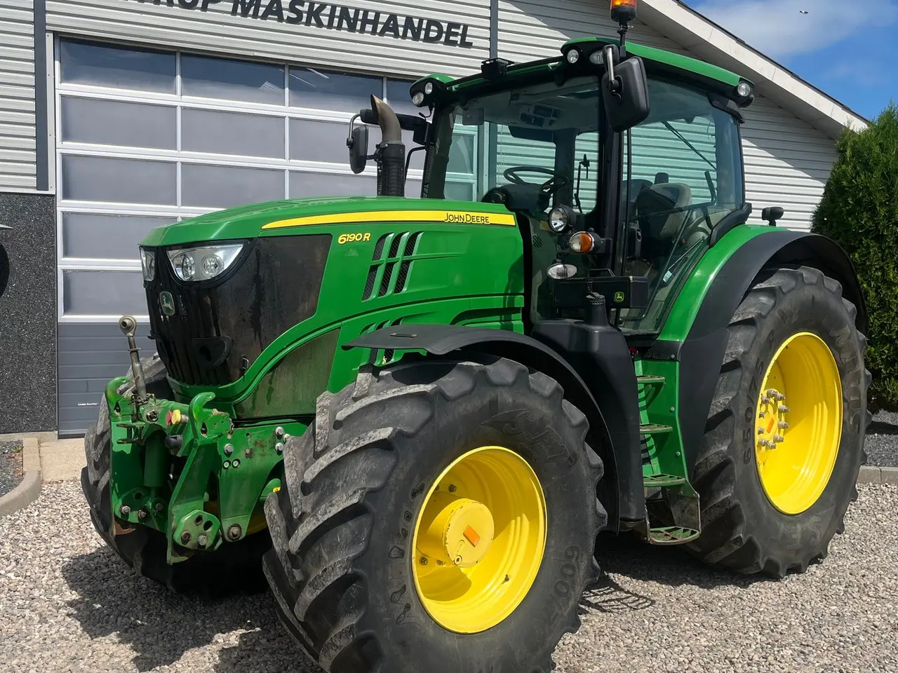 Billede 3 - John Deere 6190R Med luftanlæg & frontlift