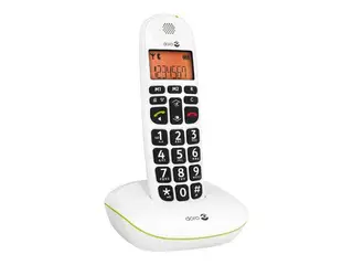 Doro PhoneEasy 100w trådløs fastnettelefon uden nummervisning - hvid