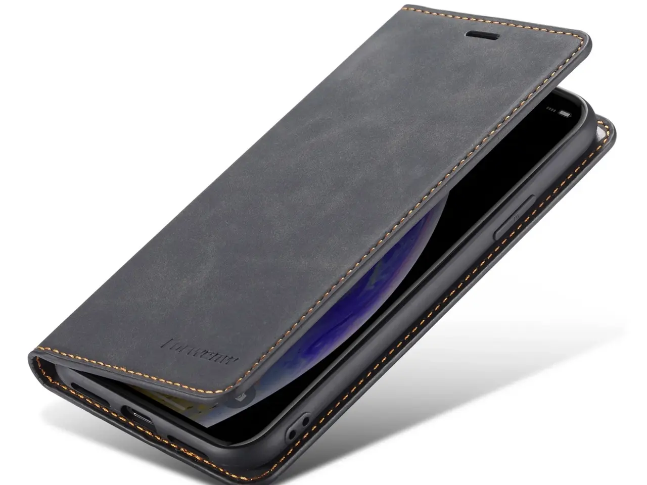 Billede 1 - Magnetisk Flip Cover til iPhone – Sort