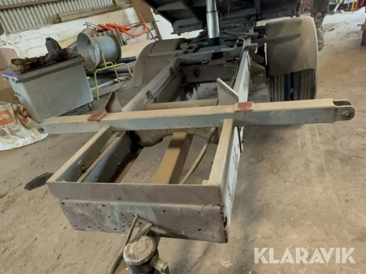 Billede 9 - Landbrugsvog / kornvogn med hydraulisk tip-lad - 1 akslet