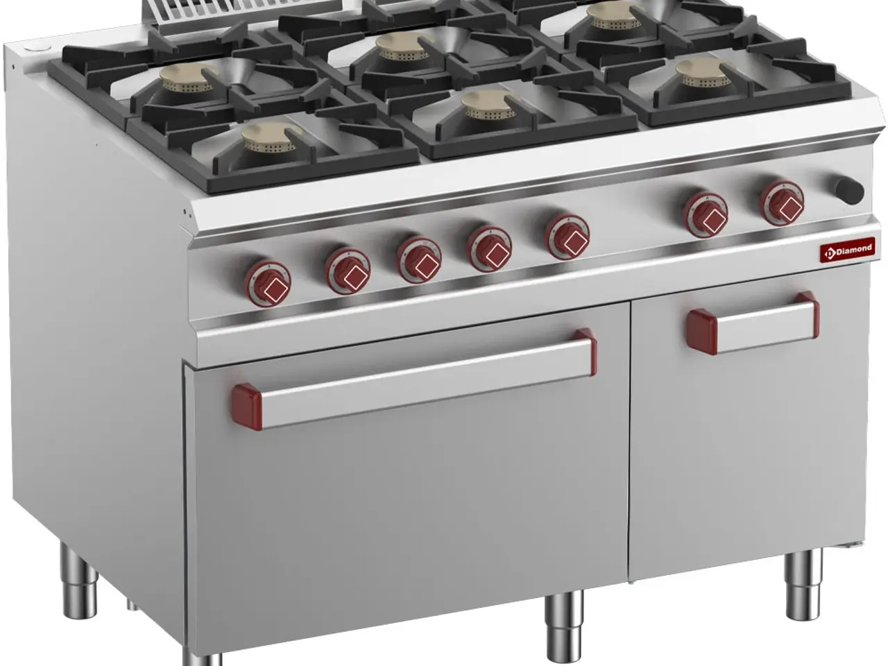 Billede 1 - Industri Gaskomfur 6 blus – (6x 7 kW)