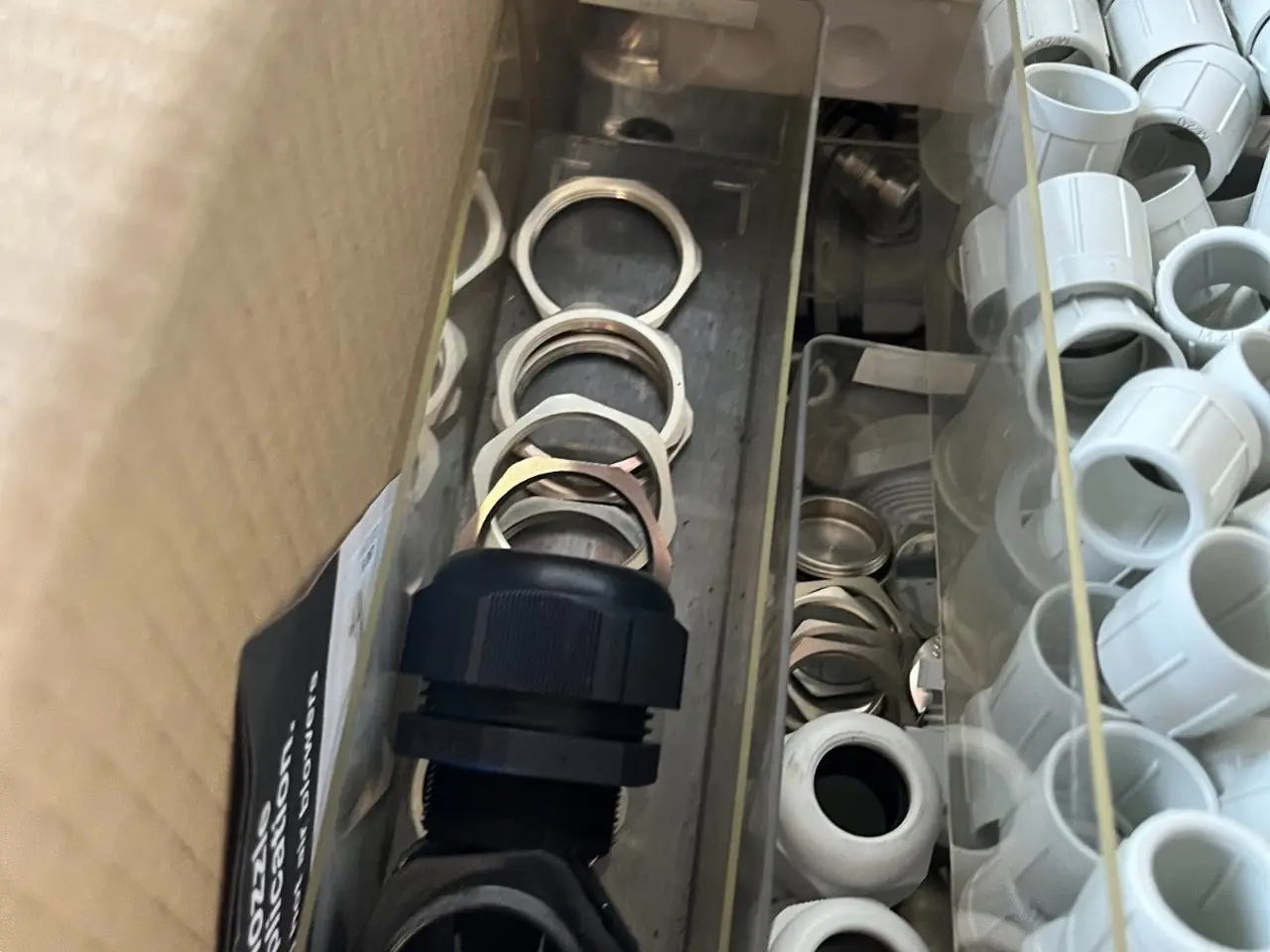 Billede 20 - Detzel Univolt kabel Gland parti PG21 PG29 Plastic