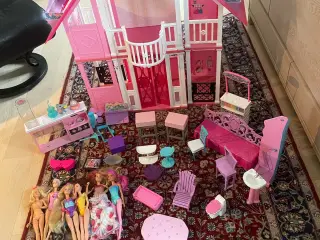 Barbie bus biler og dukker
