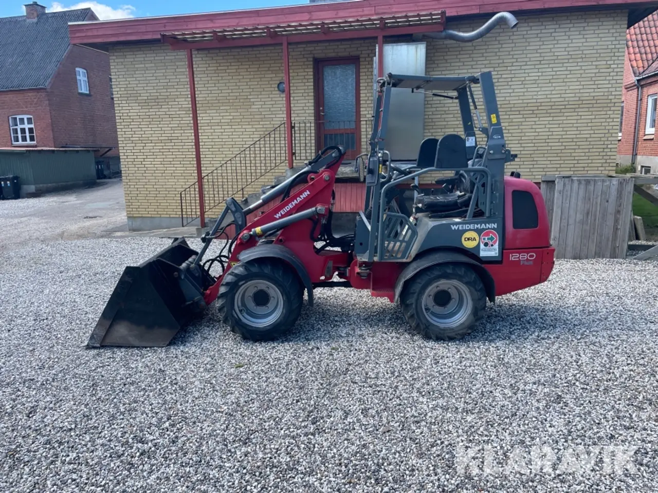 Billede 8 - Minilæsser Weidemann 1280Plus med tilbehør
