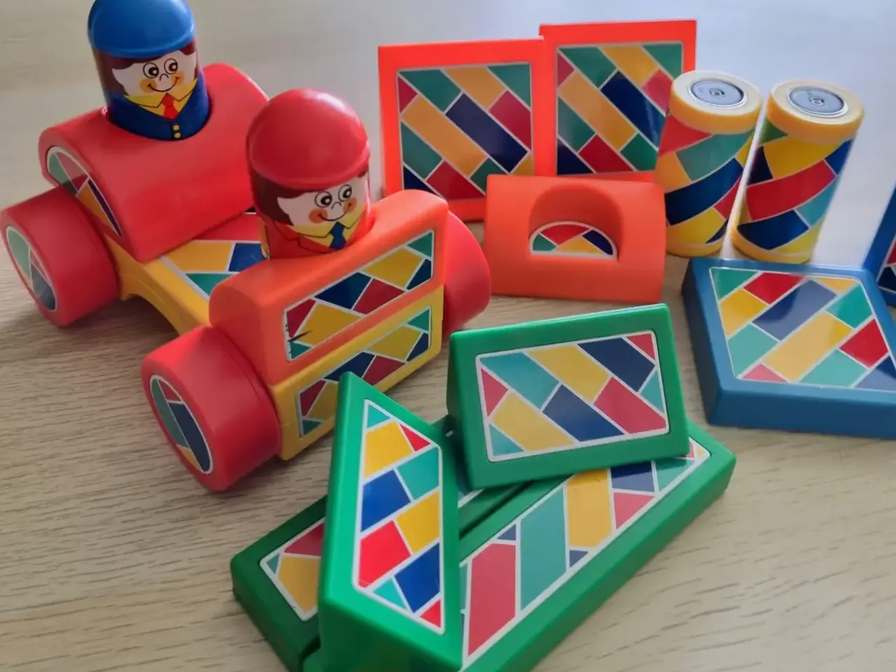 Billede 6 - Retro Hilco/Playwell magnetisk byggesæt fra 80'ern