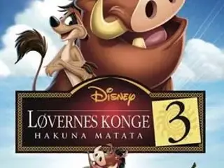DISNEY ; Løvernes Konge 3 ; SE !