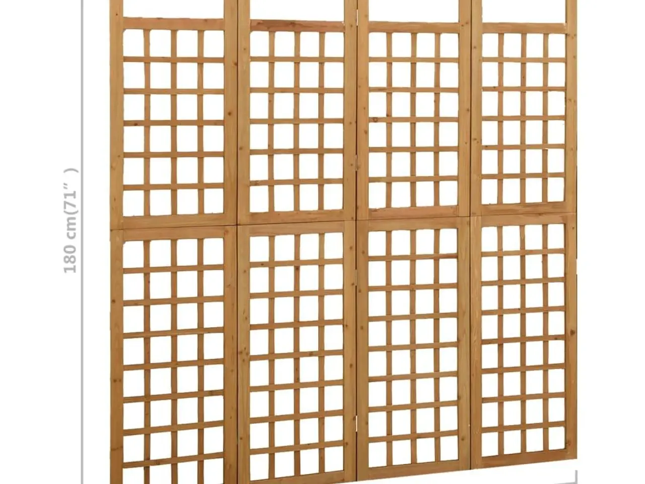 Billede 6 - Rumdeler med 4 paneler 161 x 180 cm