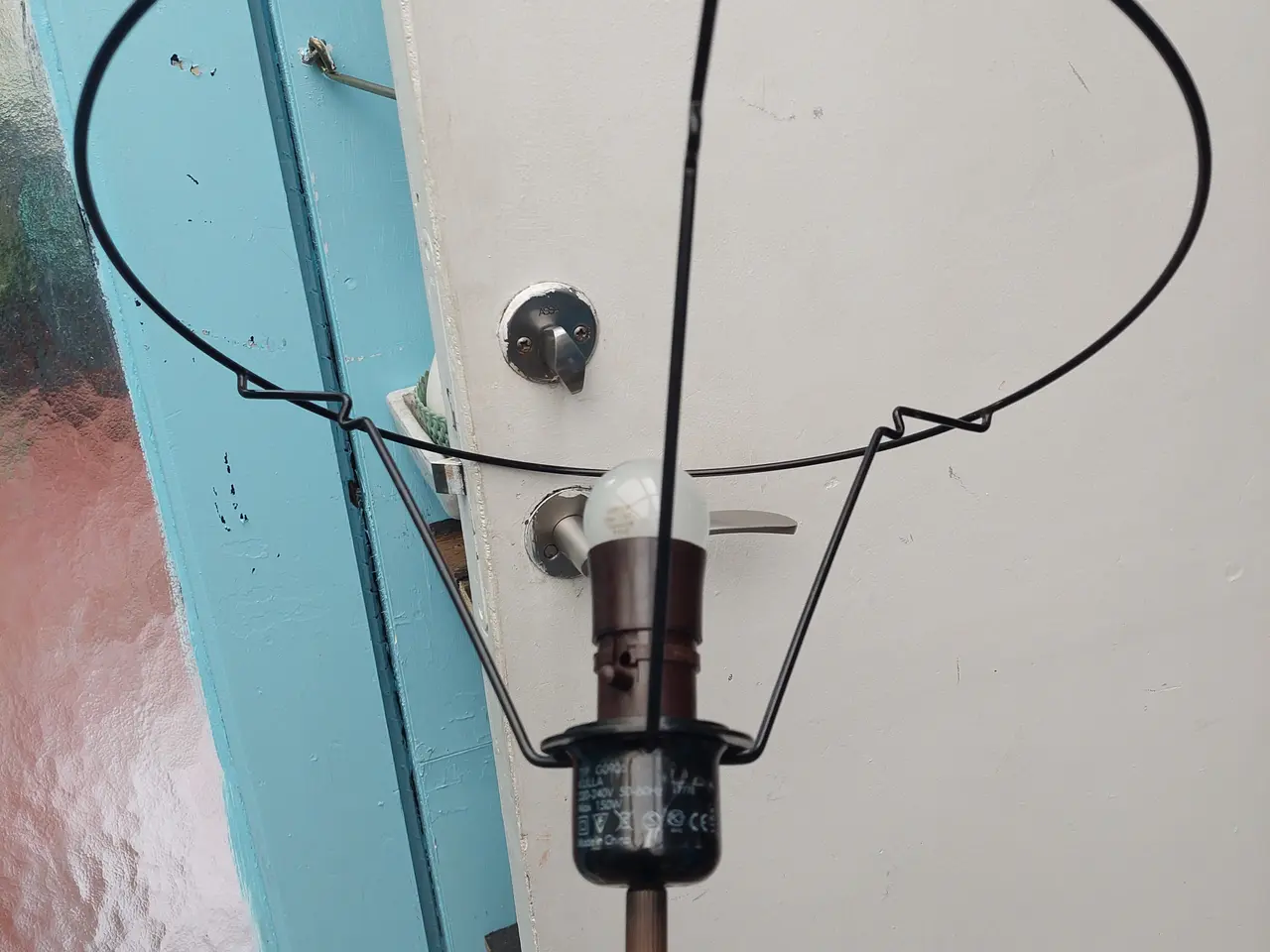 Billede 4 - stor ældre gulv/stander lampe