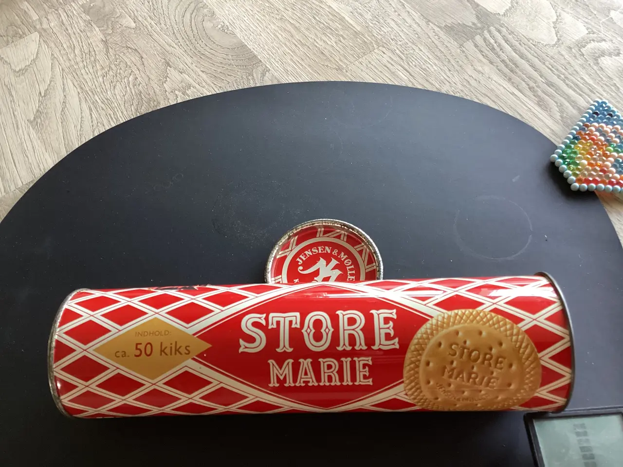 Billede 1 - Retro  store Marie kiks  dåse