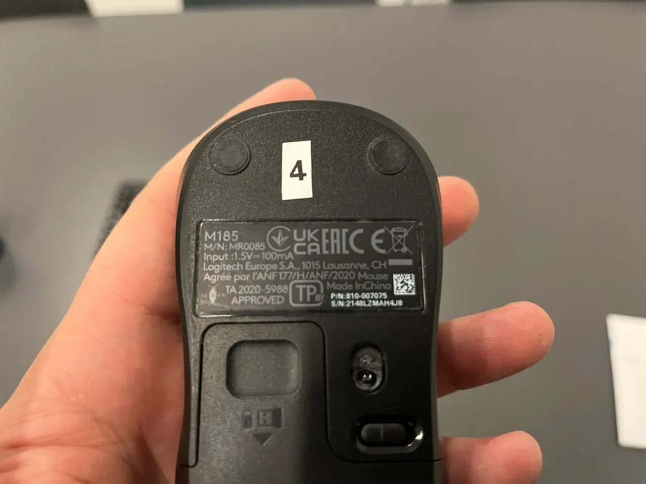 Billede 4 - Mus, trådløs, Logitech M185