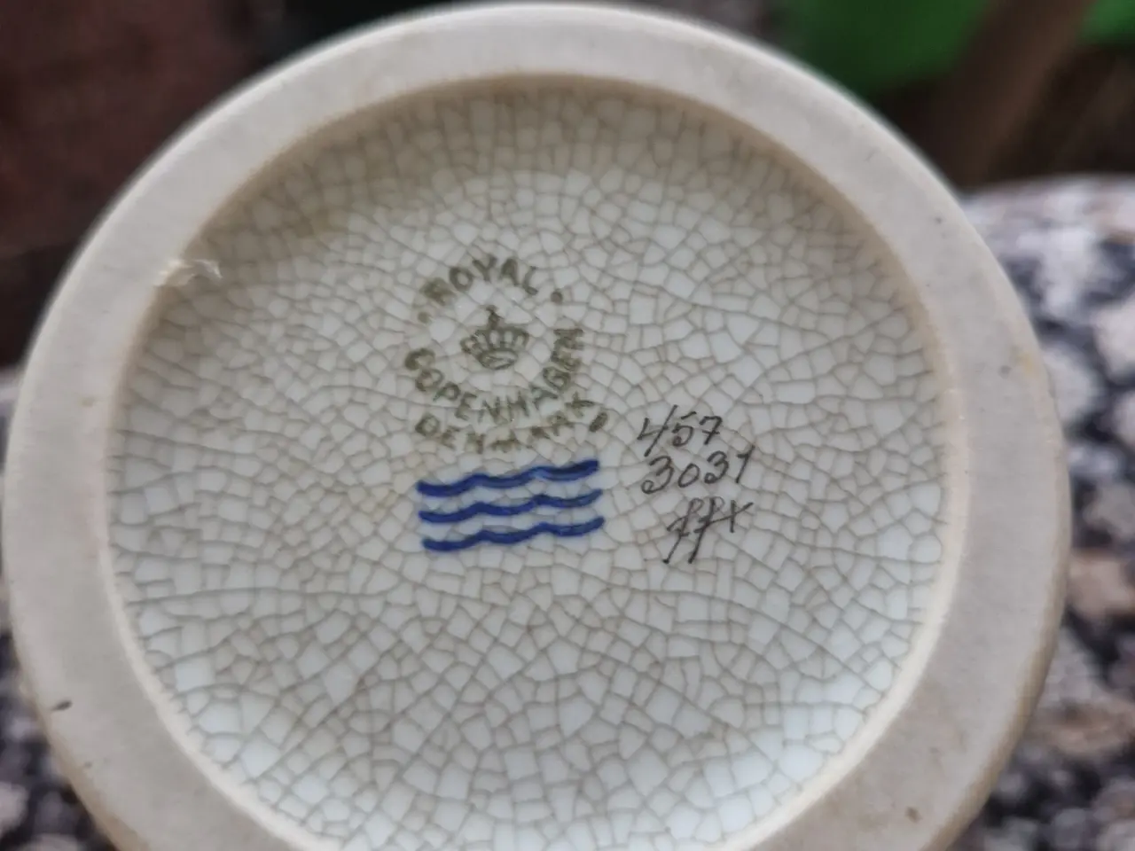 Billede 2 - Krakele porcelænsvase fra Royal Copenhagen