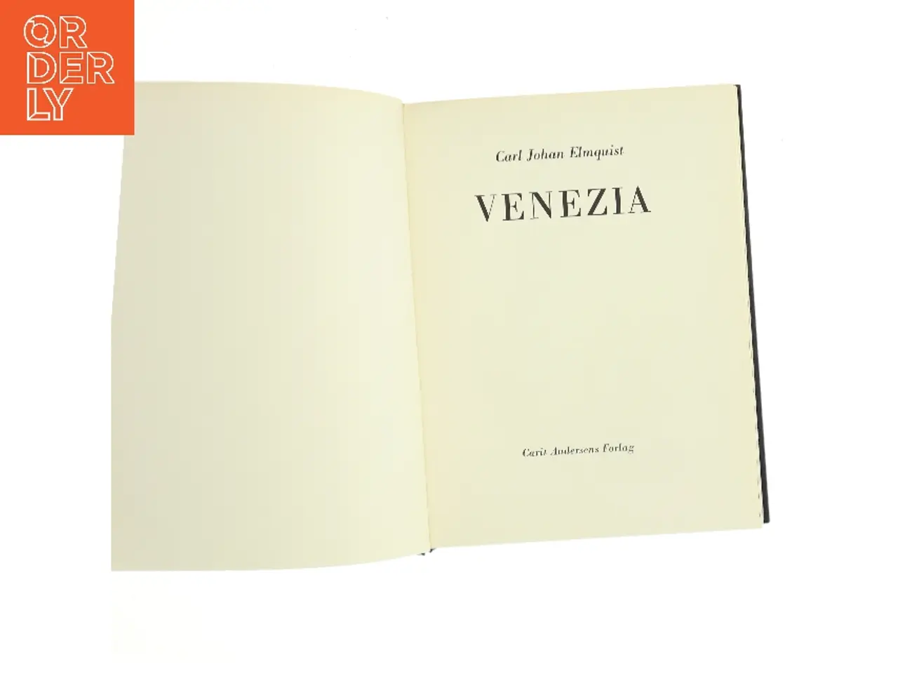 Billede 1 - Venezia af Carl Johan Elmquist (Bog)