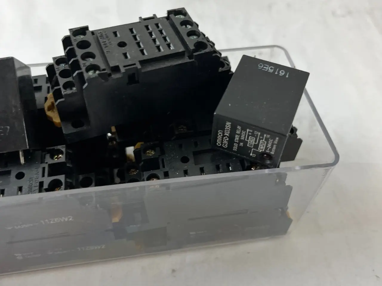 Billede 11 - Omron G3FD-X03SN Solid State relæ + Socket Bulk