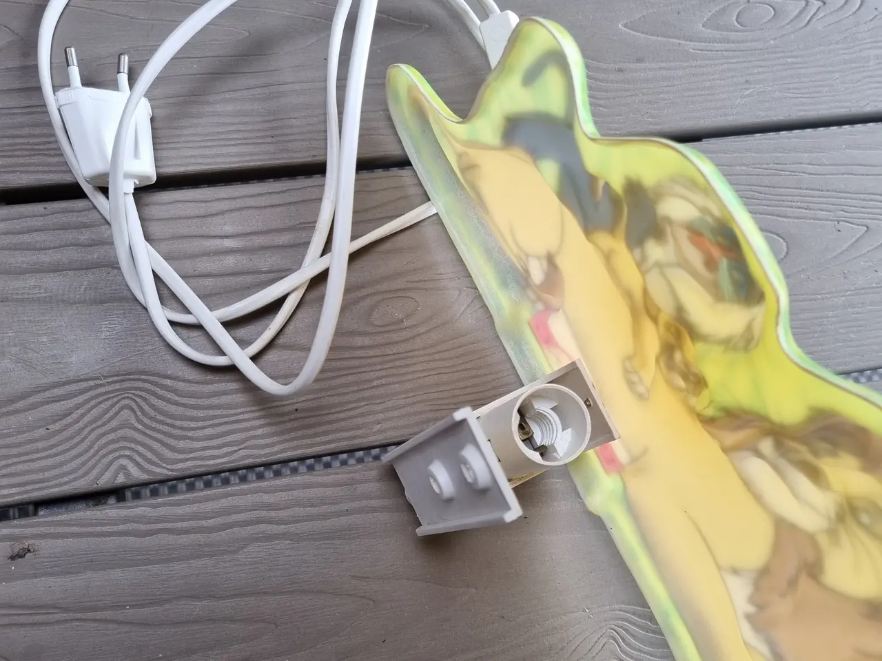 Billede 2 - Sød væglampe til børneværelset