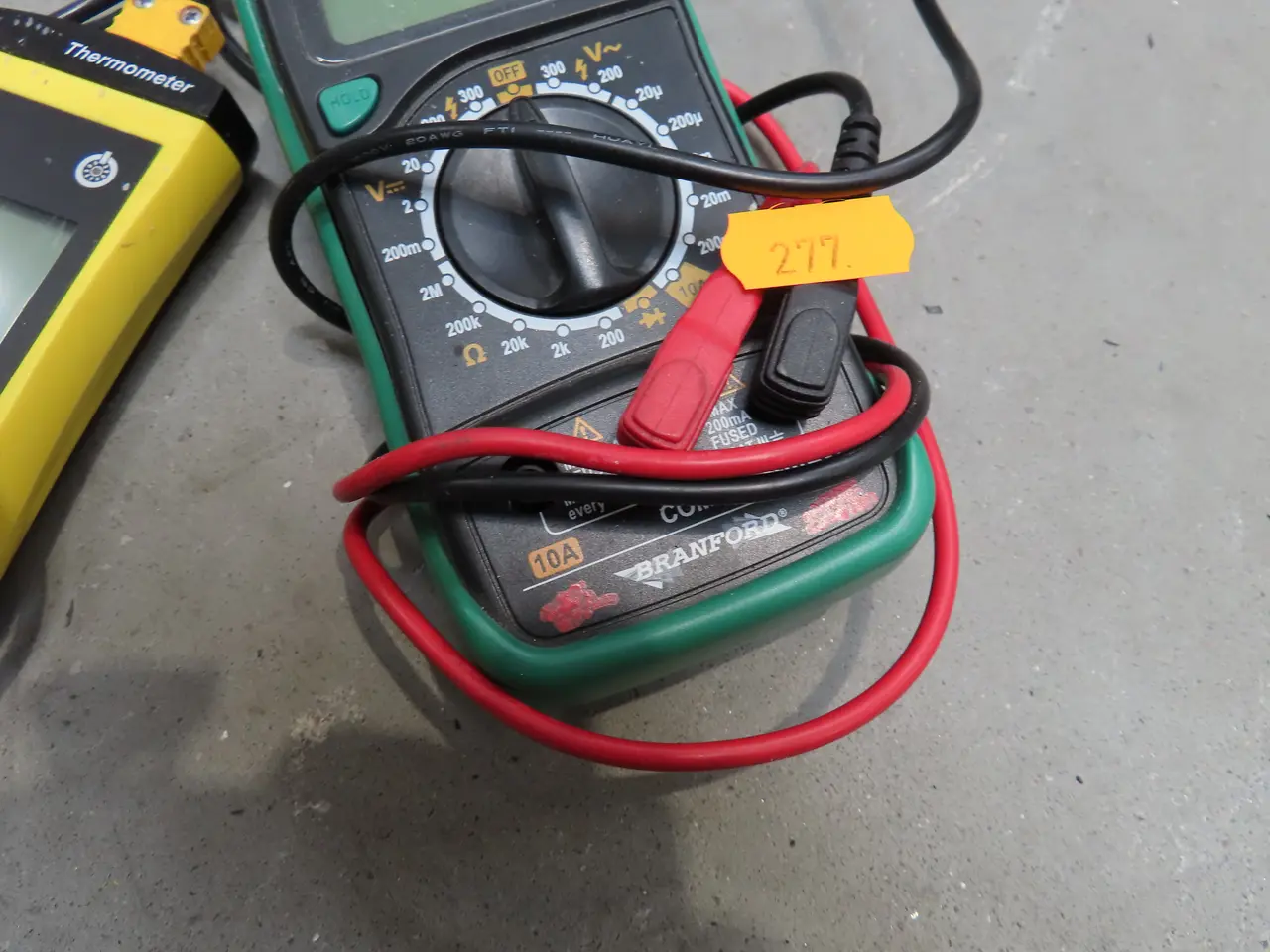 Billede 2 - Multimeter BRANFORD, thermometer GREISINGER