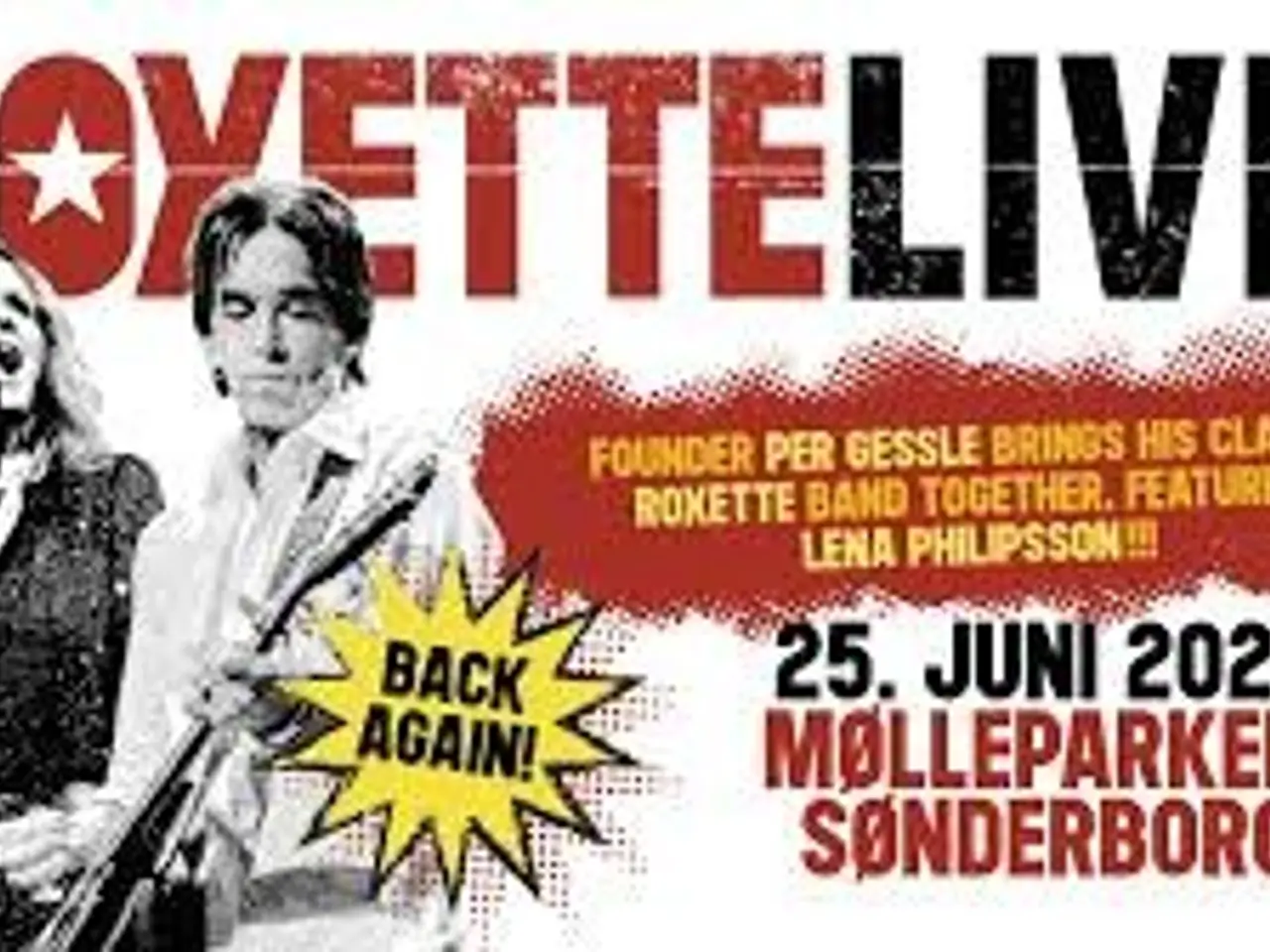 Billede 1 - Roxette i Sønderborg på torsdag