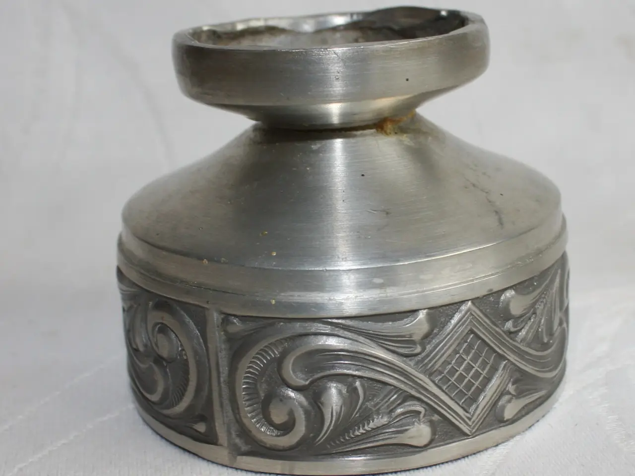 Billede 3 - Lysestage af tin