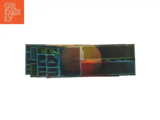 Spillemåtter til Terraforming Mars - card game (str. 4 stk 22x63 cm)