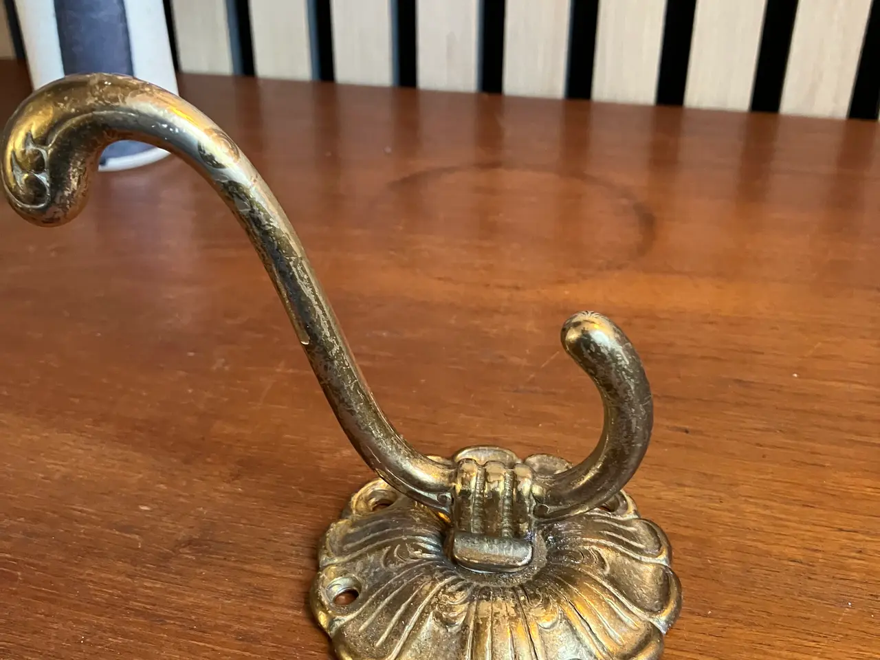 Billede 3 - Store messingknager med patina