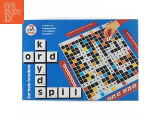 Ordkryds brætspil (str. 39x28 cm)