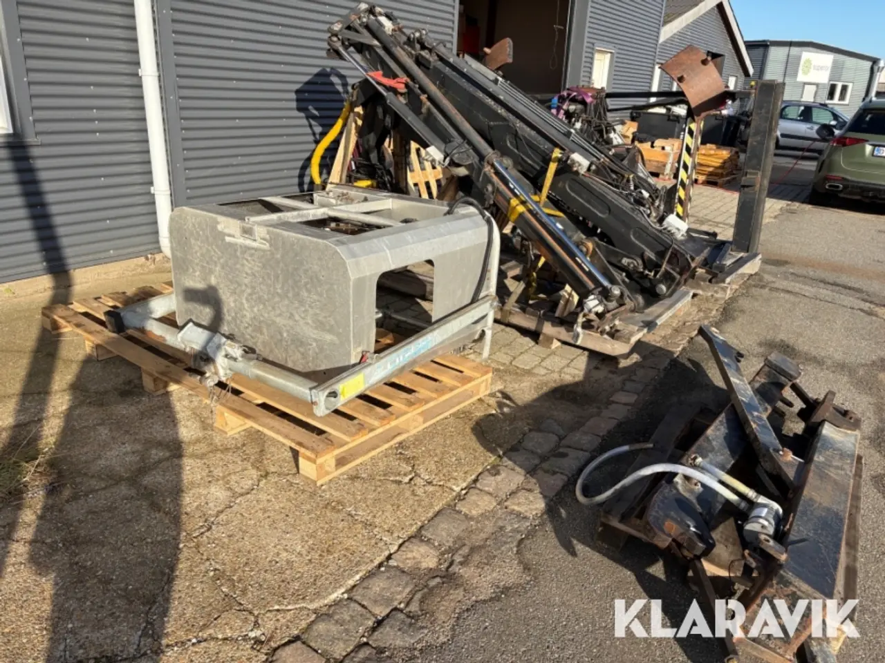 Billede 3 - Kran til traktor Giraf System I70 - med mandakabskurv