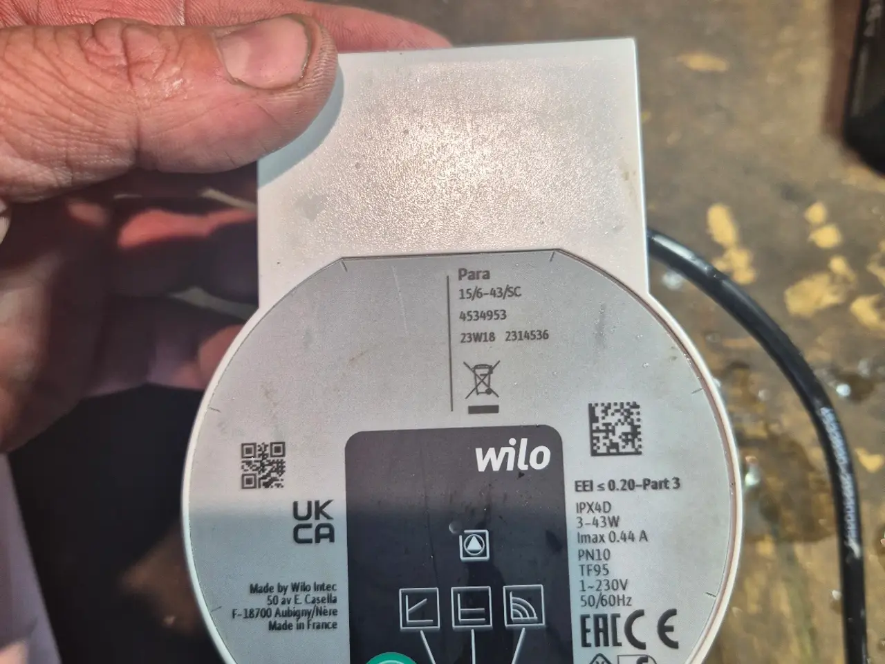 Billede 1 - Wilo pumpe para 15/6-43-sc