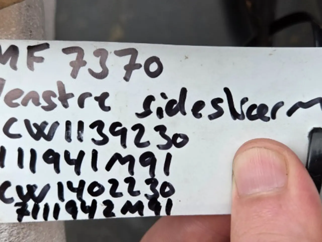 Billede 11 - Massey Ferguson 7370 Sideskærm L.   ACW1139230