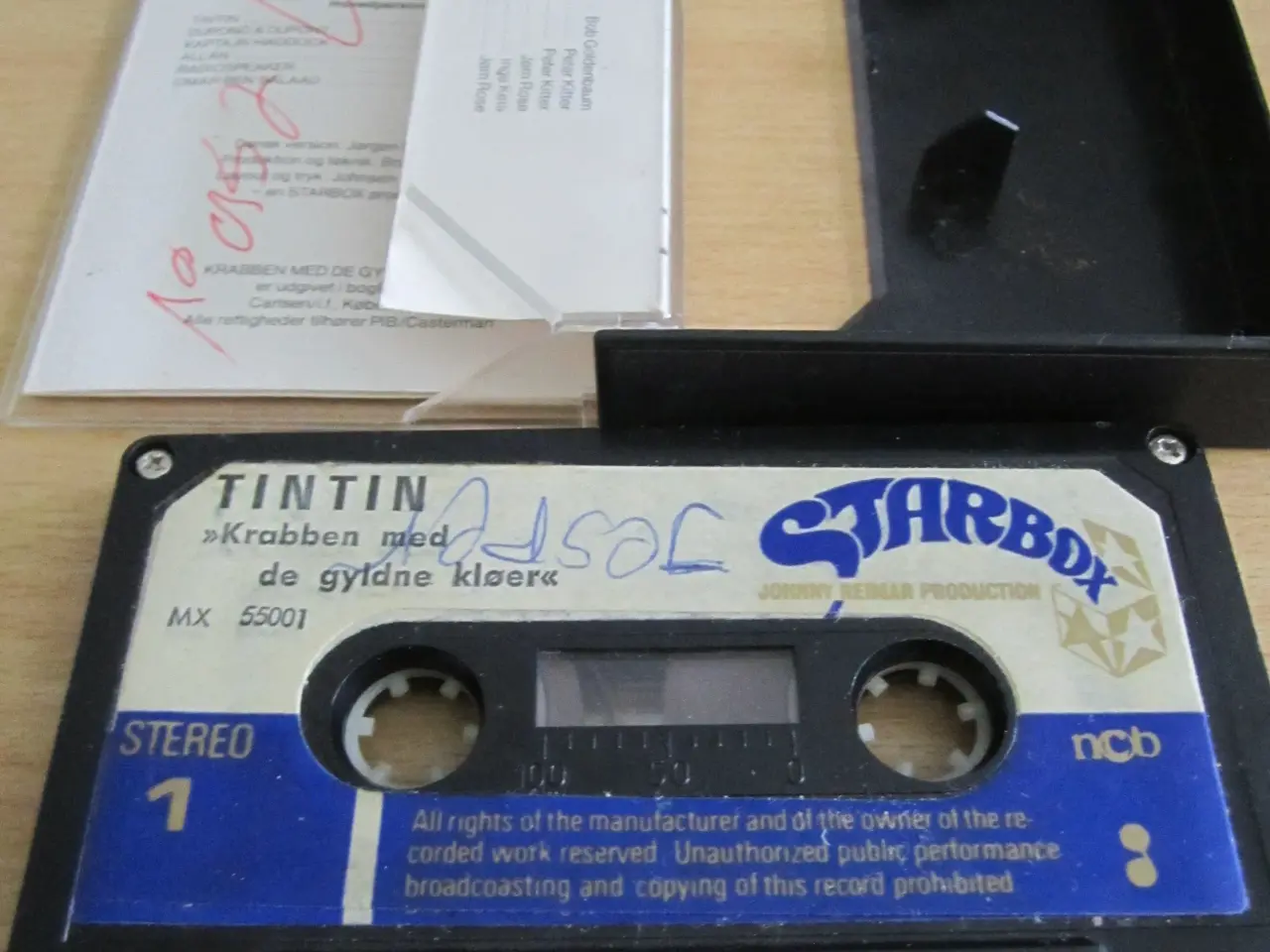 Billede 5 - TINTIN. Kassettebånd. 1975. BYD.