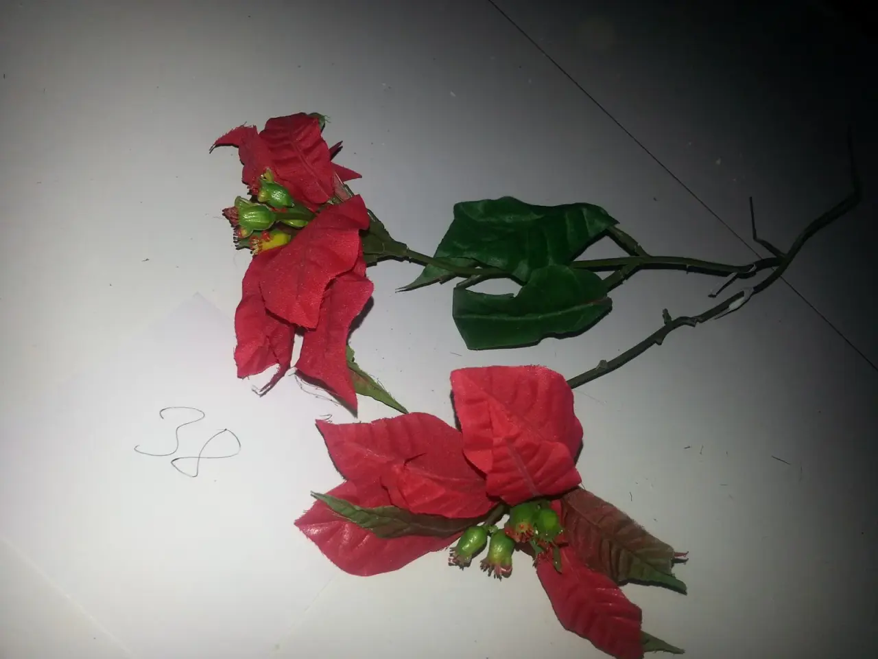 Billede 2 - Blandet kunstige blomster stilke