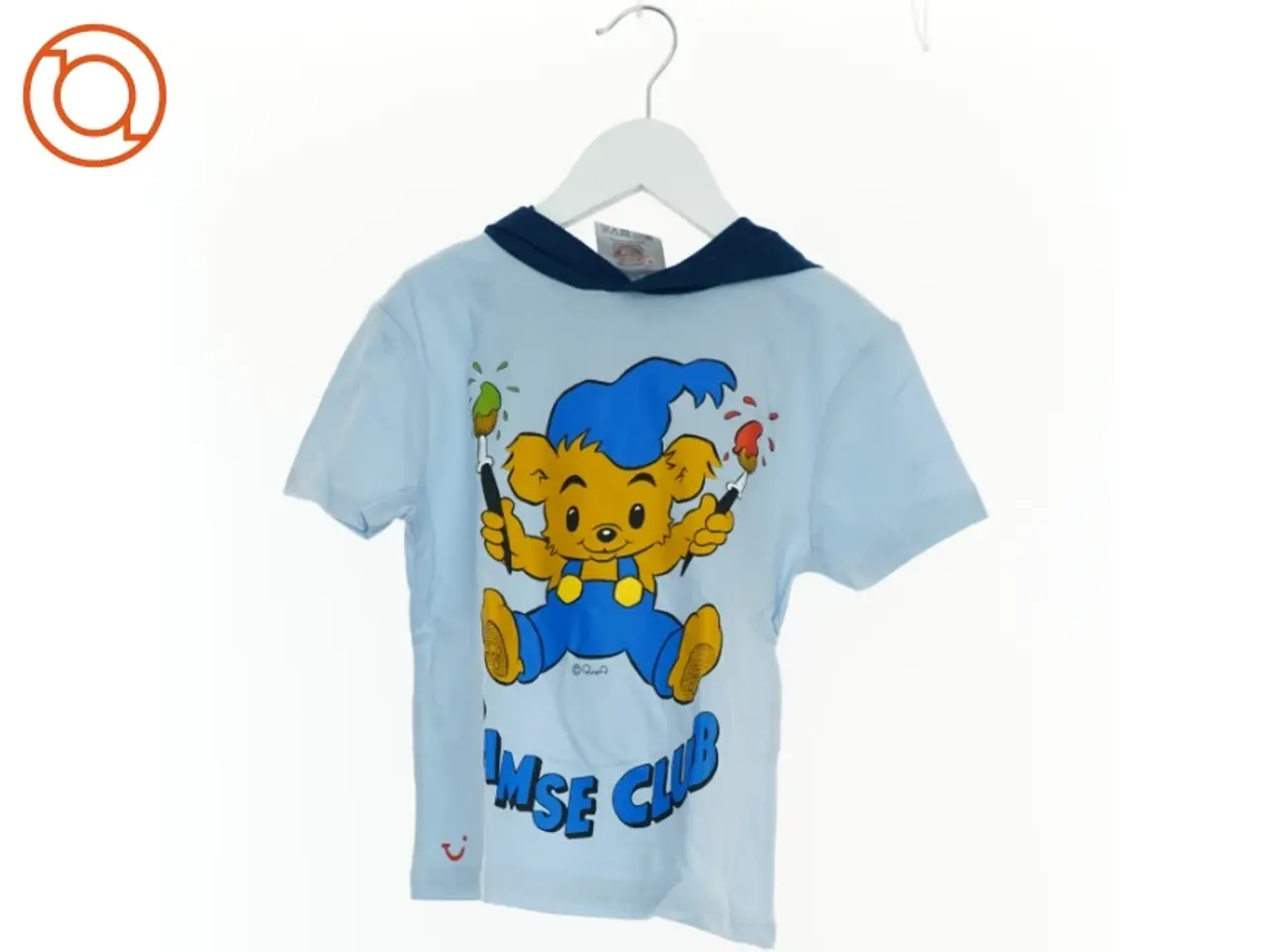 Billede 1 - T-Shirt med bamse verdens stærkeste bjørn (str. 104 cm)