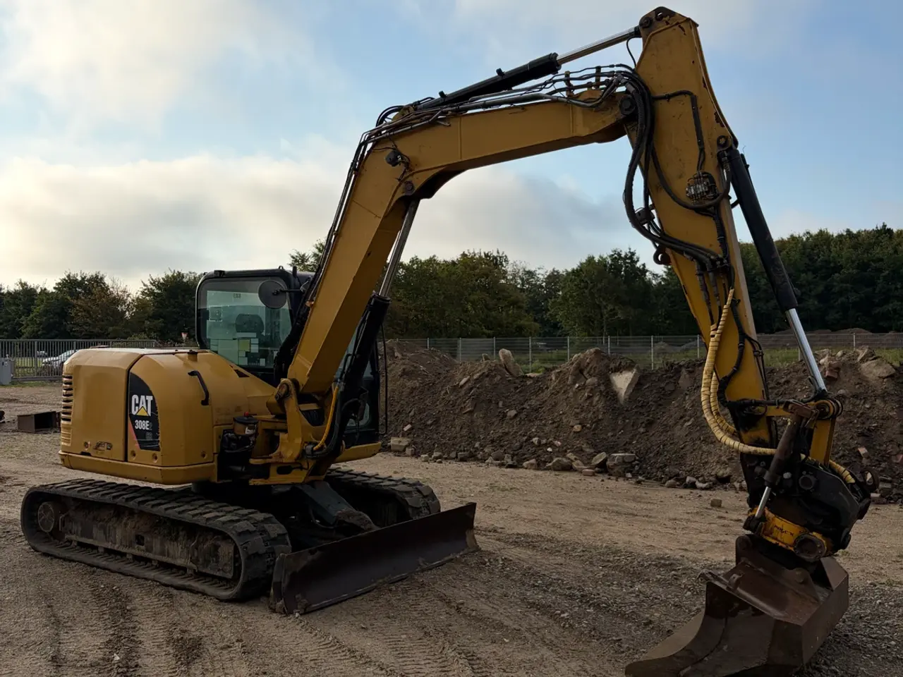 Billede 3 - Caterpillar 308E2 CR 8t gravemaskine. 