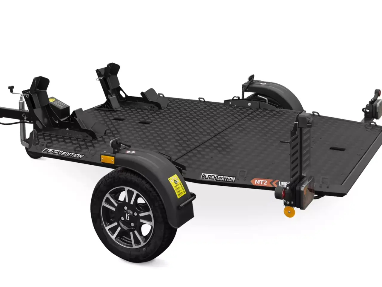 Billede 2 - Lorries MT-2 Black Edition Trailer til to motorcykler MT-2