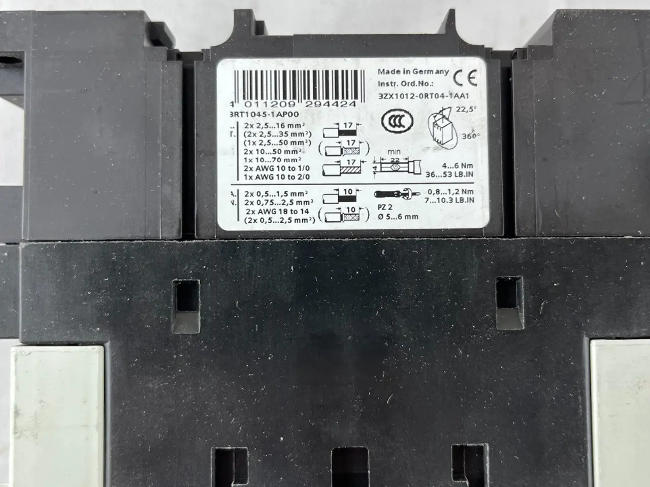Billede 8 - Siemens 3RT1045-1AP00 Sirius Power kontaktor 80A