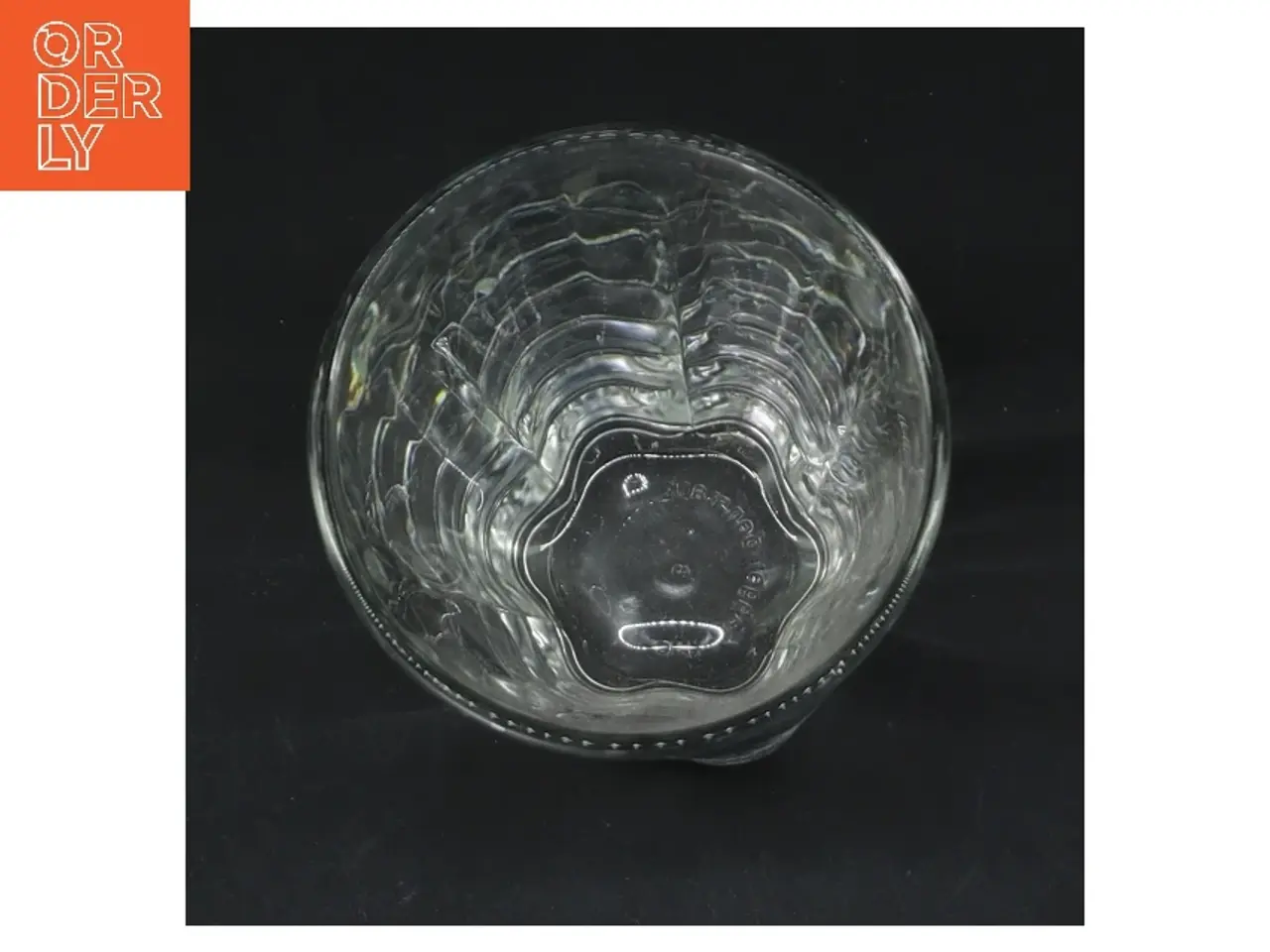 Billede 2 - Glas med rillede design fra Erik Bagger (str. Ø 7,5 cm højde 12 cm)