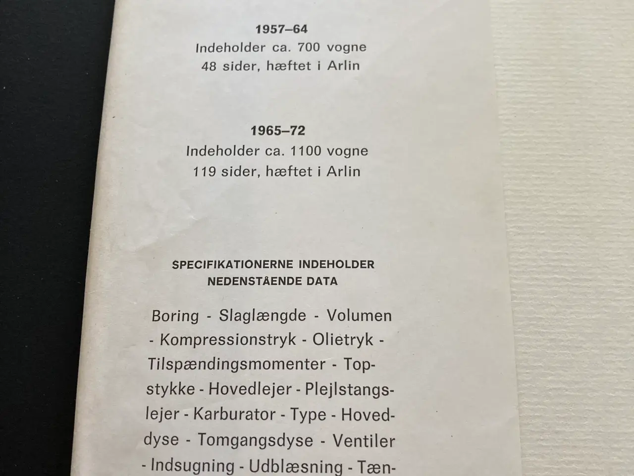 Billede 2 - Nostalgi bøger om biler fra 1973